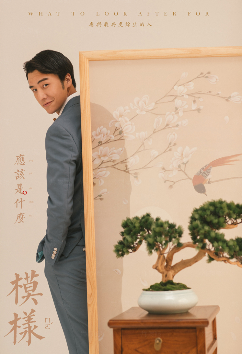 春意满堂、极简棚拍、