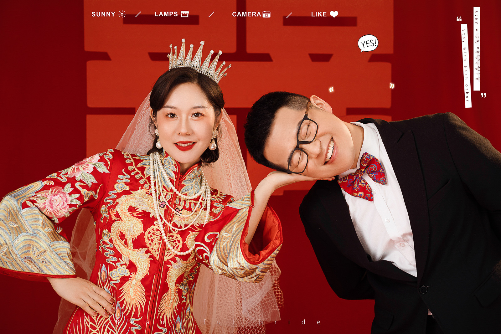美到心里~吴卫宾先生马彦瑜女士又年轻，又有爱婚纱照、氛围森系、、、婚纱照