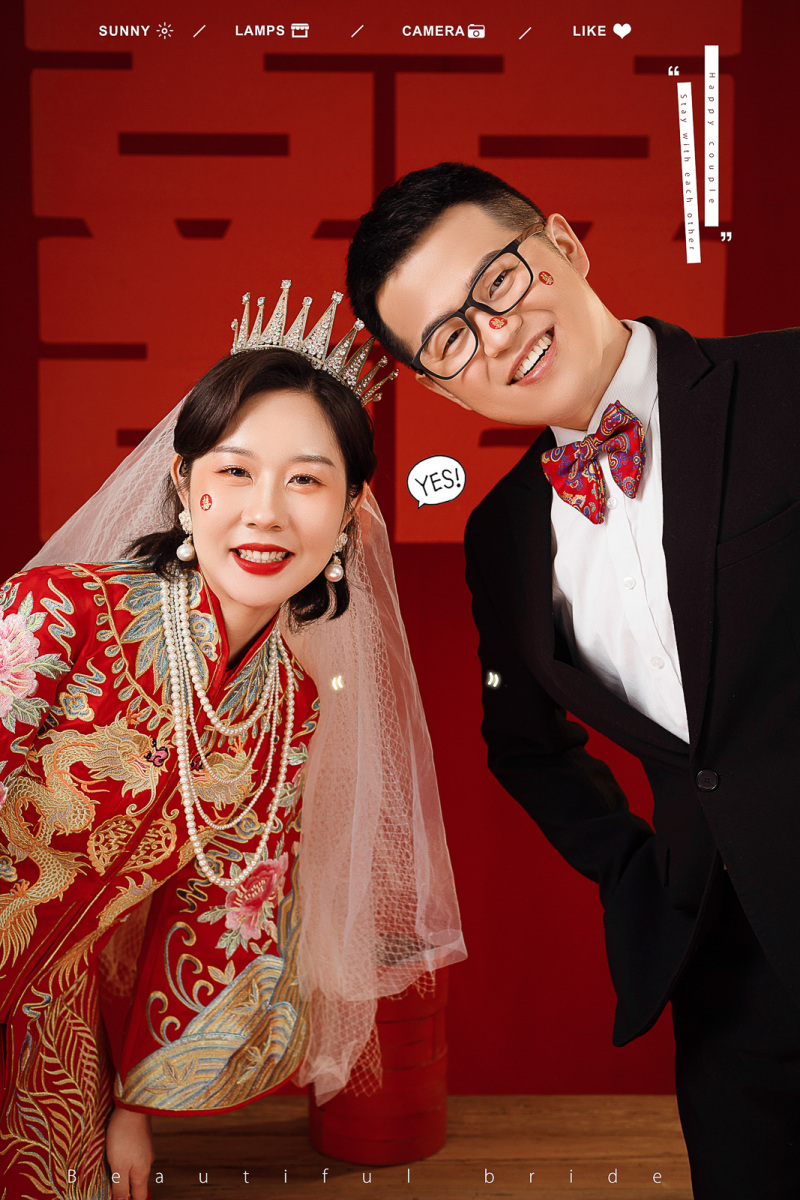 美到心里~吴卫宾先生马彦瑜女士又年轻，又有爱婚纱照、氛围森系、、、婚纱照
