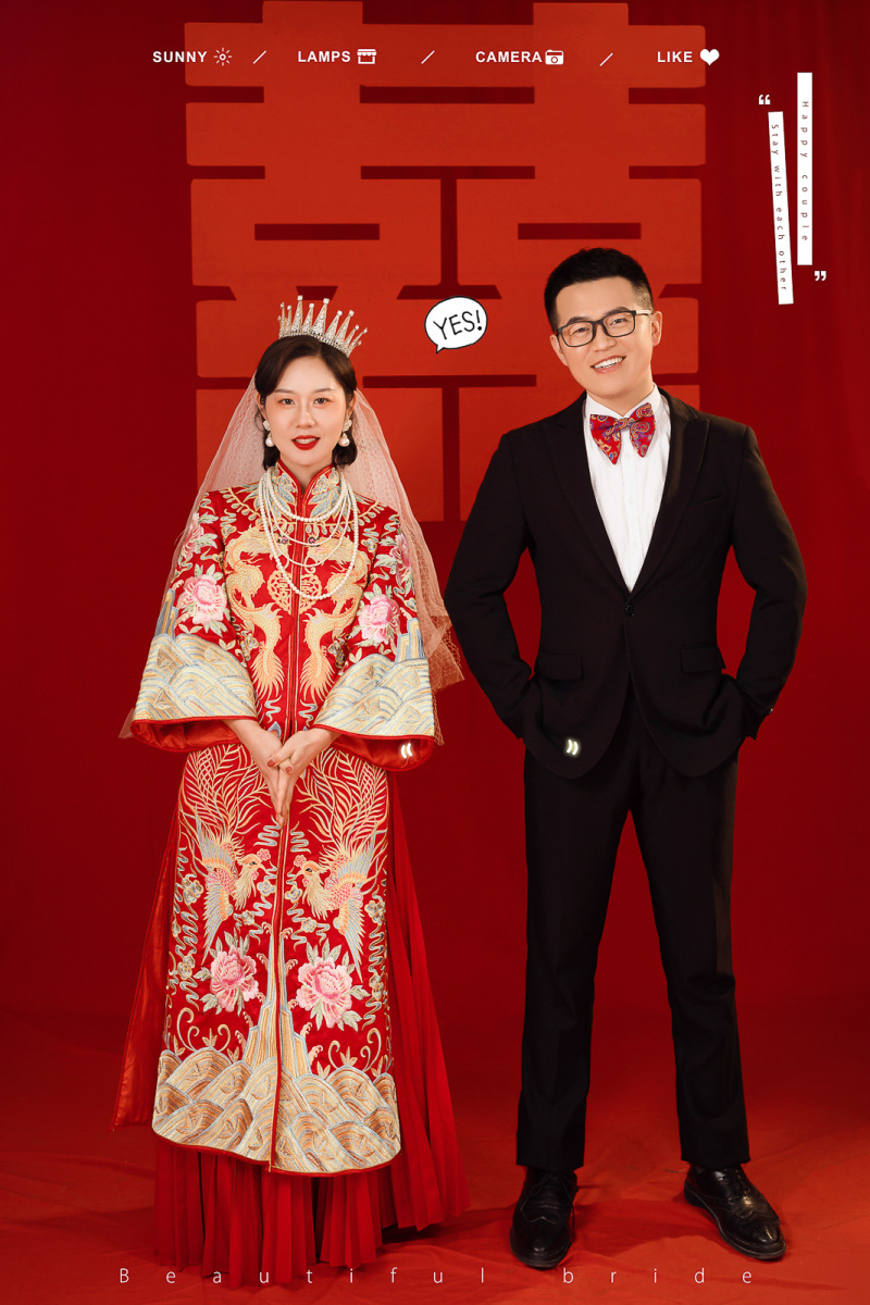 美到心里~吴卫宾先生马彦瑜女士又年轻，又有爱婚纱照、氛围森系、、、婚纱照