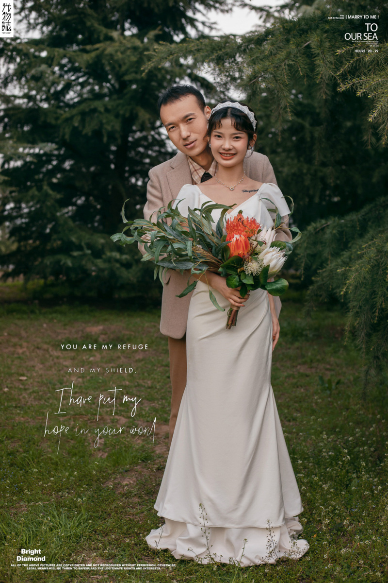 幸福感爆棚杨云峰先生杨佳乐女士甜蜜新鲜式婚纱照、中式传承、、、婚纱照