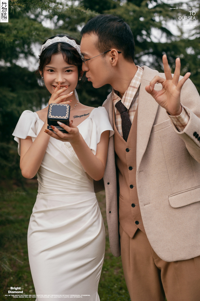 幸福感爆棚杨云峰先生杨佳乐女士甜蜜新鲜式婚纱照、中式传承、、、婚纱照