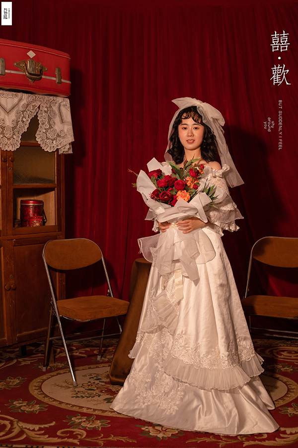 极致情绪！张春辉先生李倩女士复古民国风婚纱照、极简棚拍、、、婚纱照