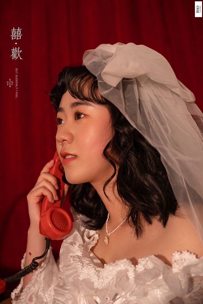 极致情绪！张春辉先生李倩女士复古民国风婚纱照、极简棚拍、、、婚纱照