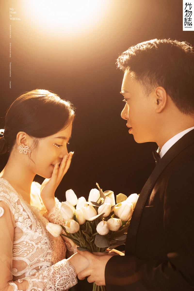 极致情绪！丁友智先生胡思颐女士浪漫情绪婚纱照、极简棚拍、、、婚纱照