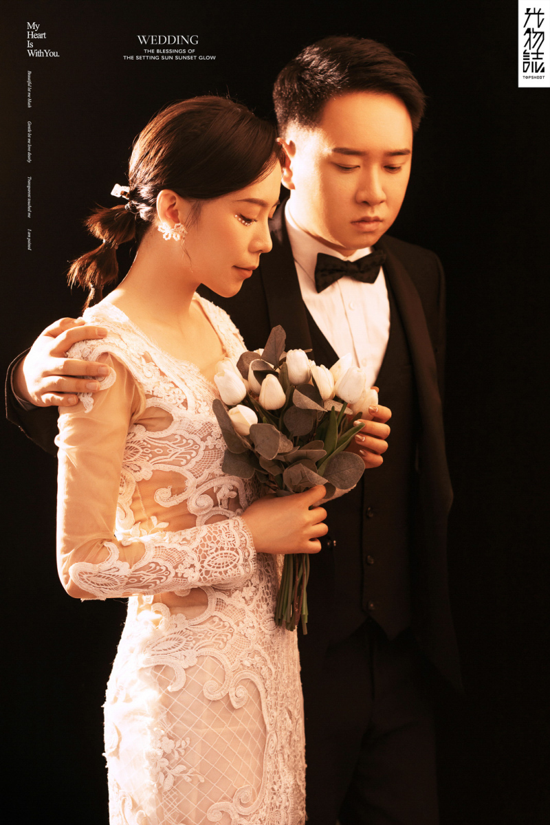 极致情绪！丁友智先生胡思颐女士浪漫情绪婚纱照、极简棚拍、、、婚纱照