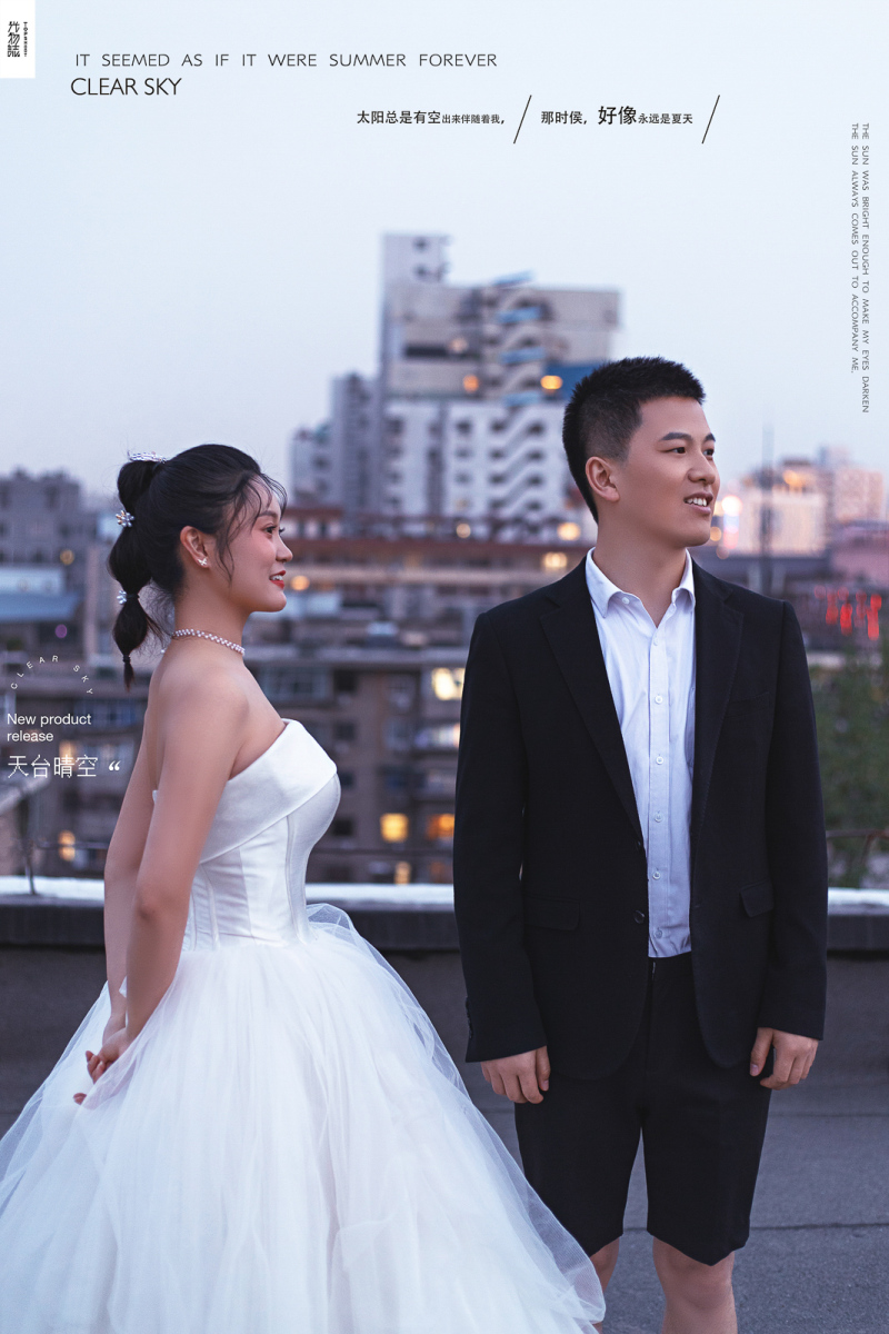 爱情电影。李鹏先生刘同女士浪漫情绪婚纱照、电影纪实、、、婚纱照