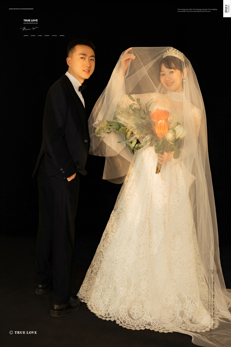 你的女孩(*^＠^*)王凡先生史遥遥女士高定仪式感婚纱照、极简棚拍、、、婚纱照