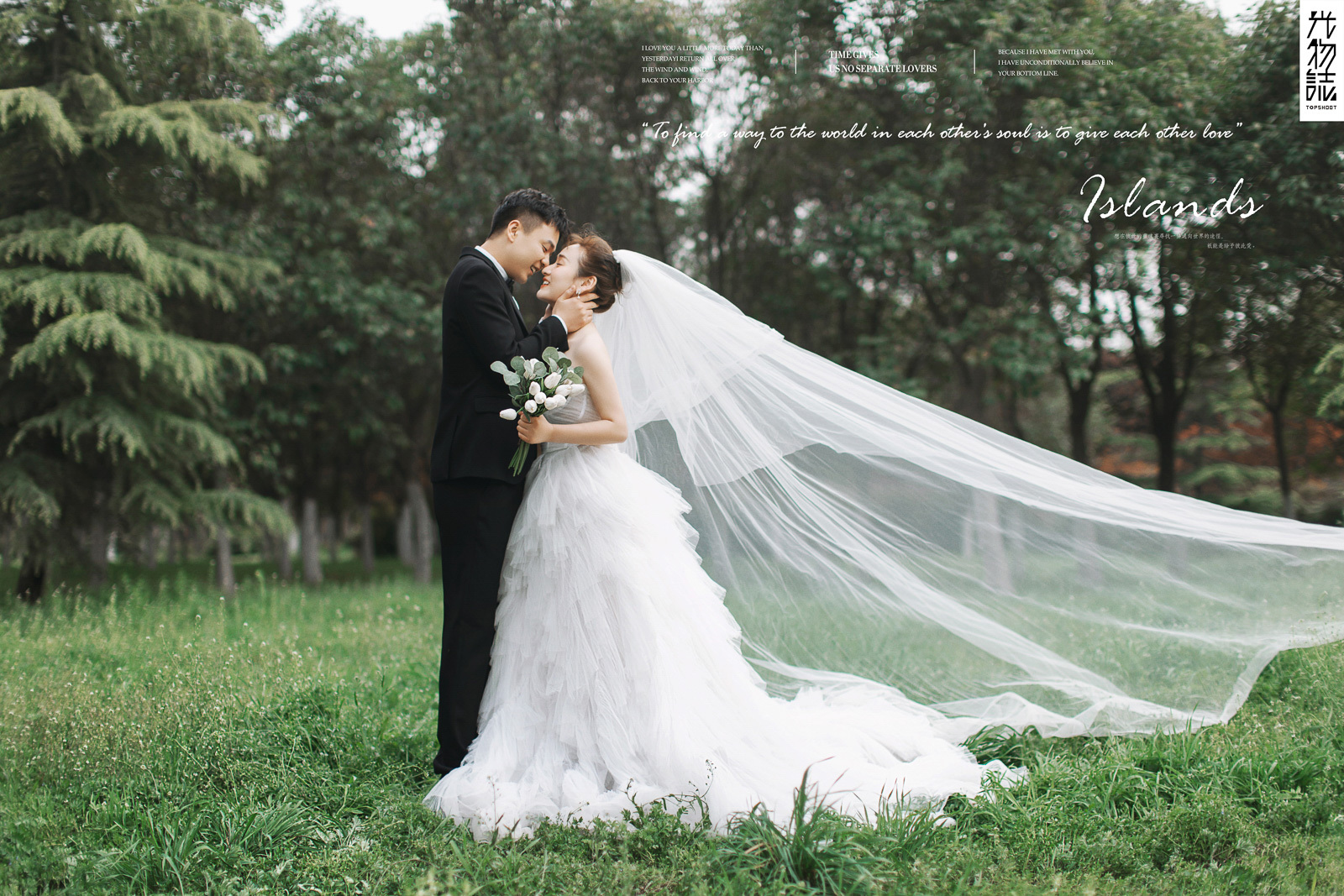极致情绪！张子扬先生顾七愿女士森系ins风婚纱照、中式传承  中式传承、、、婚纱照