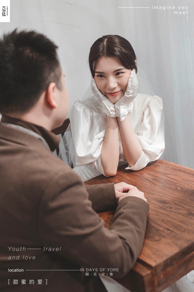 炒鸡甜~郗健先生赵萌小姐你的甜蜜婚纱照、氛围森系、、、婚纱照