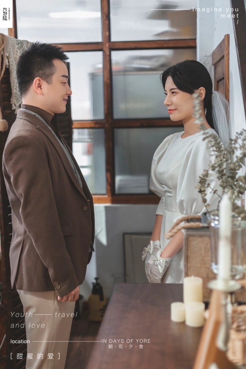 炒鸡甜~郗健先生赵萌小姐你的甜蜜婚纱照、氛围森系、、、婚纱照