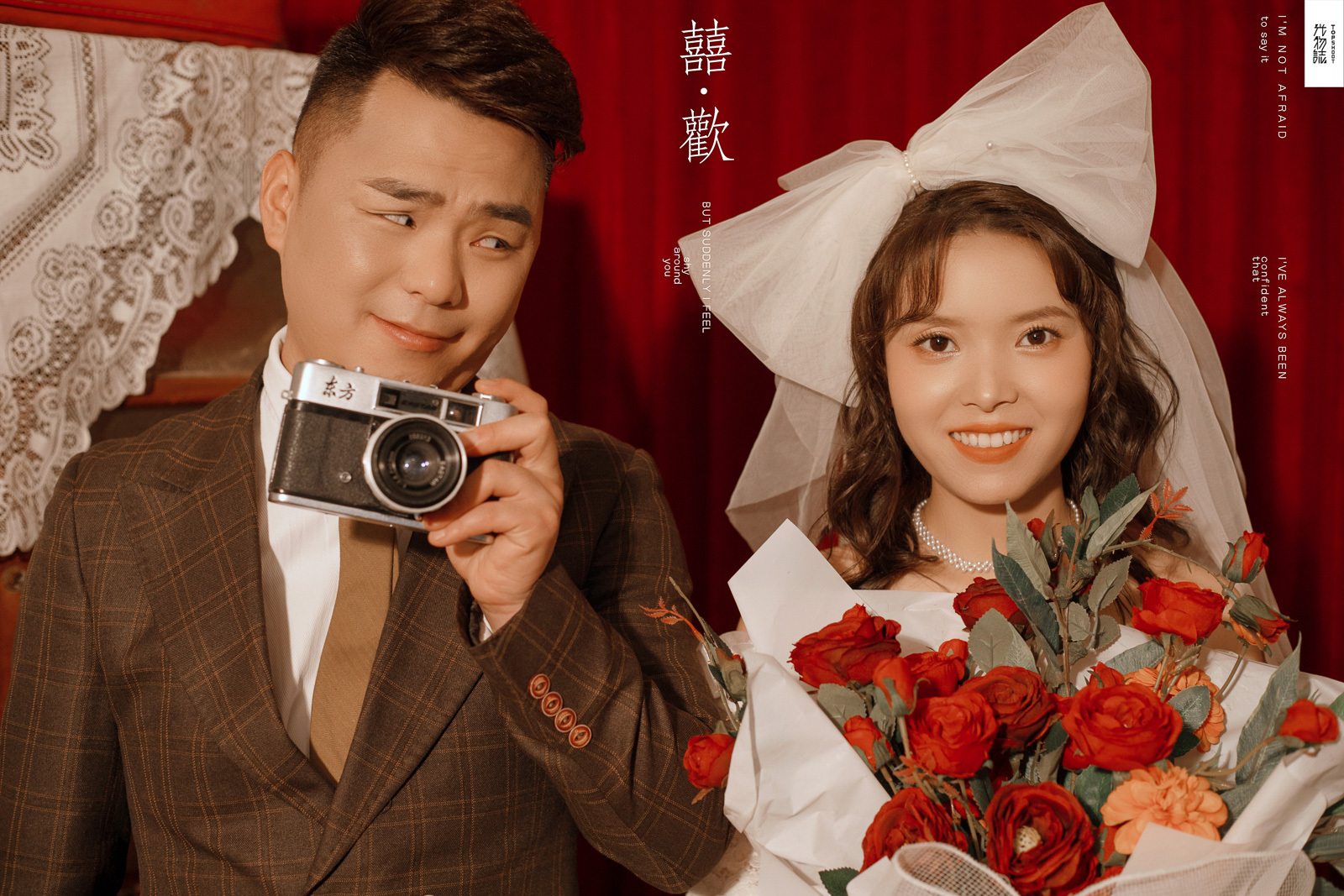 美到想哭1551刘银杰先生葛佳女士法式复古风婚纱照、极简棚拍、、、婚纱照