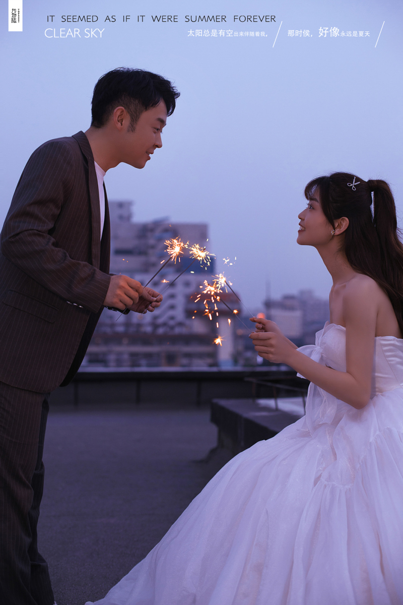 超级甜腻！张阔先生李瑶女士浪漫情绪婚纱照、氛围森系、、、婚纱照