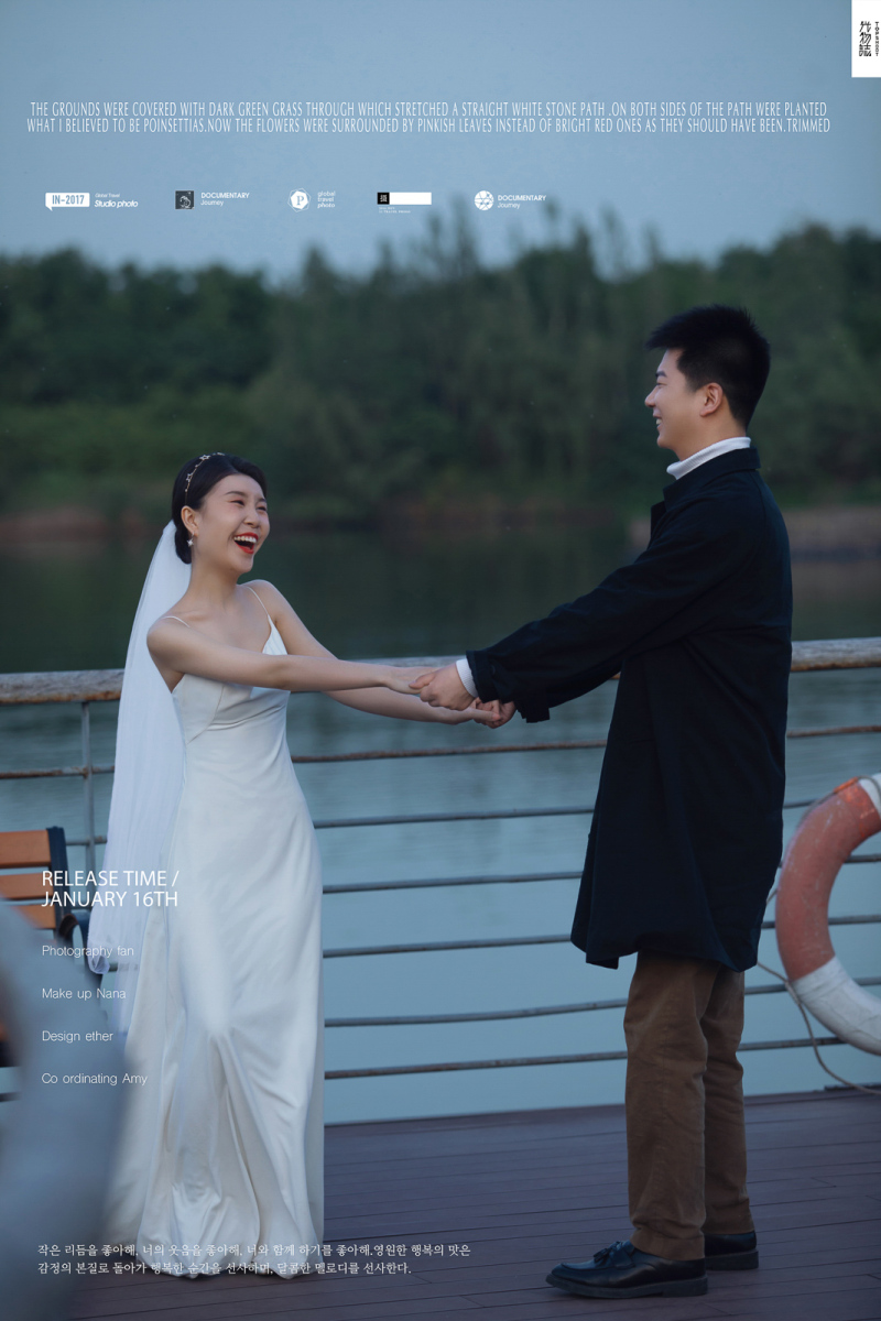 爱情电影。赵承祚先生王水盈女士浪漫情绪婚纱照、极简棚拍、、、婚纱照