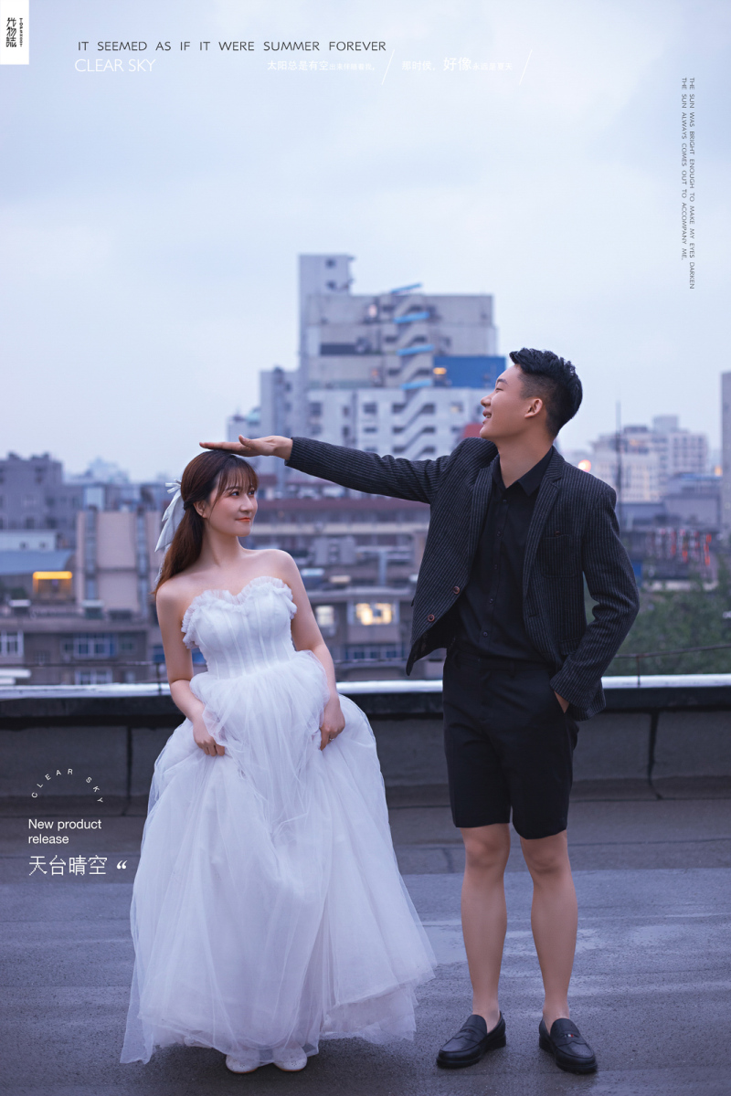 极致情绪！刘杰先生安吖女士浪漫情绪婚纱照、极简棚拍、、、婚纱照