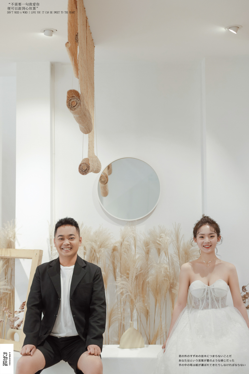极致情绪！李政海先生史婷婷女士青春印记婚纱照、极简棚拍、、、婚纱照