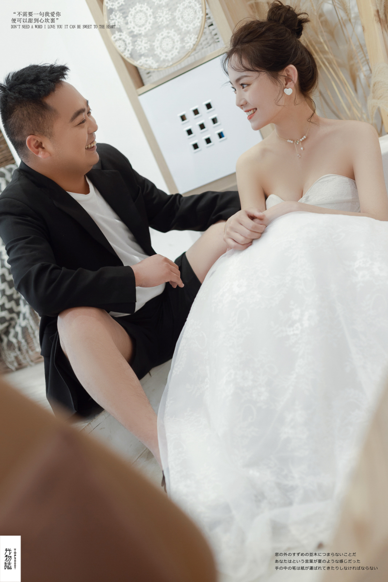 极致情绪！李政海先生史婷婷女士青春印记婚纱照、极简棚拍、、、婚纱照