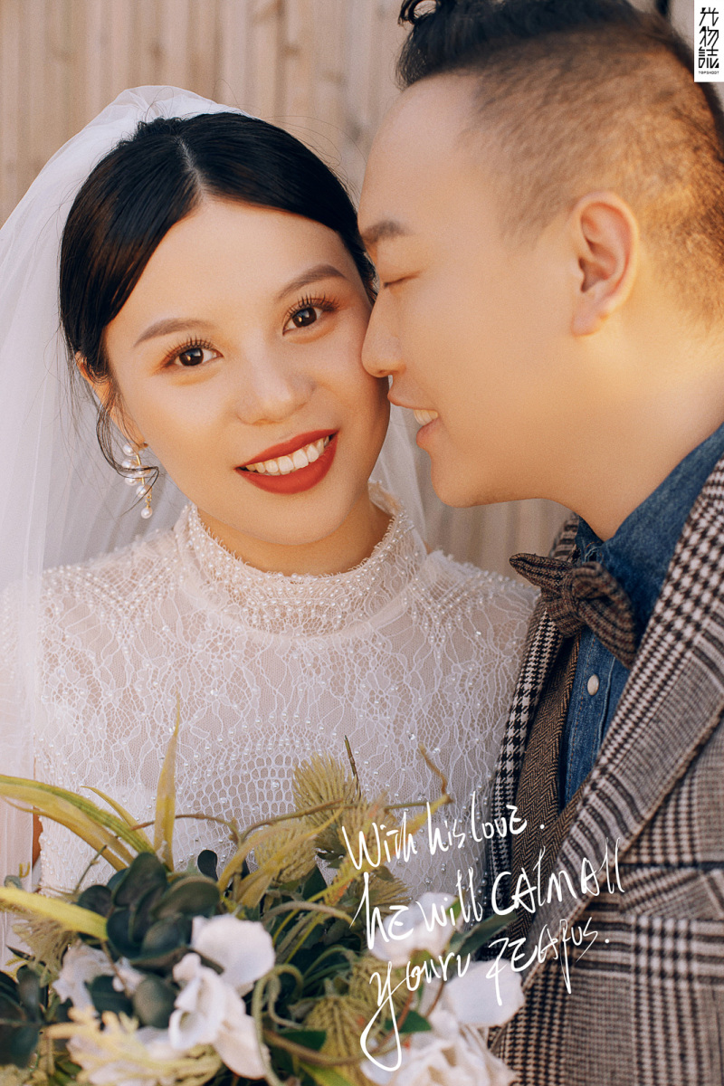 极致情绪！冯楠先生韩小暖女士你的甜蜜婚纱照、极简棚拍、、、婚纱照