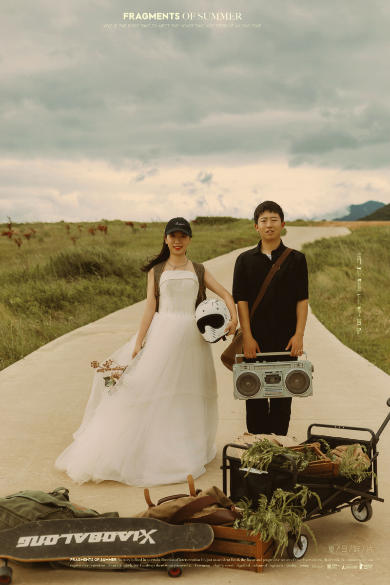 晴天故事(#^.^#)李浩先生李东谚女士森系ins风婚纱照、极简棚拍、、、婚纱照