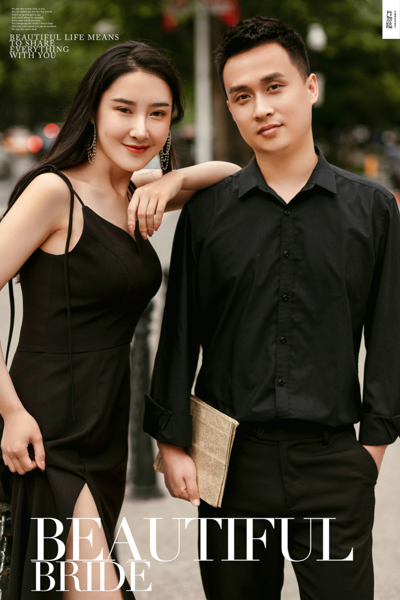 极致情绪！王聪先生樊春利女士杂志感婚纱照、怀旧复古、、、婚纱照