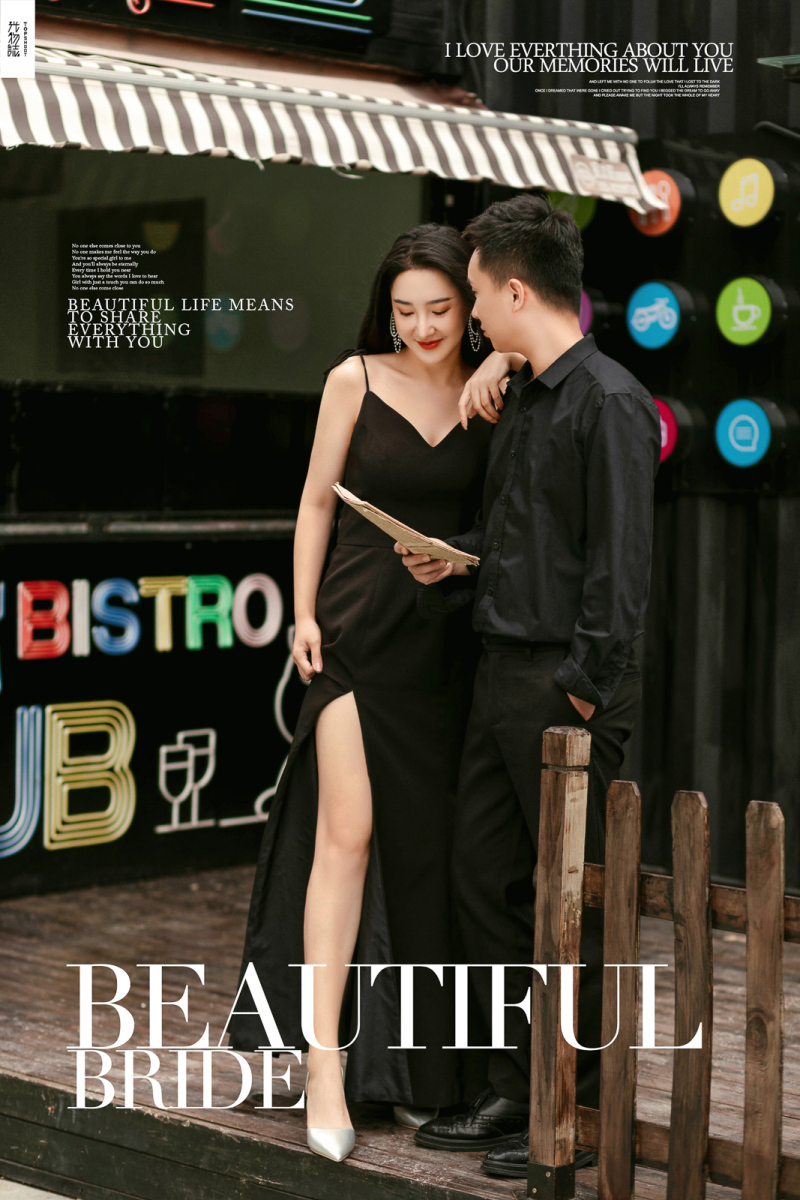 极致情绪！王聪先生樊春利女士杂志感婚纱照、怀旧复古、、、婚纱照