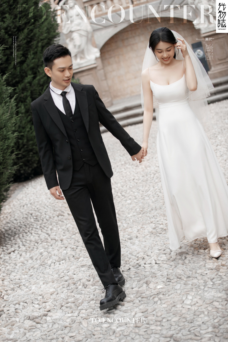 幸福感爆棚李振先生赵波宁女士高定仪式感婚纱照、物誌生活、、、婚纱照