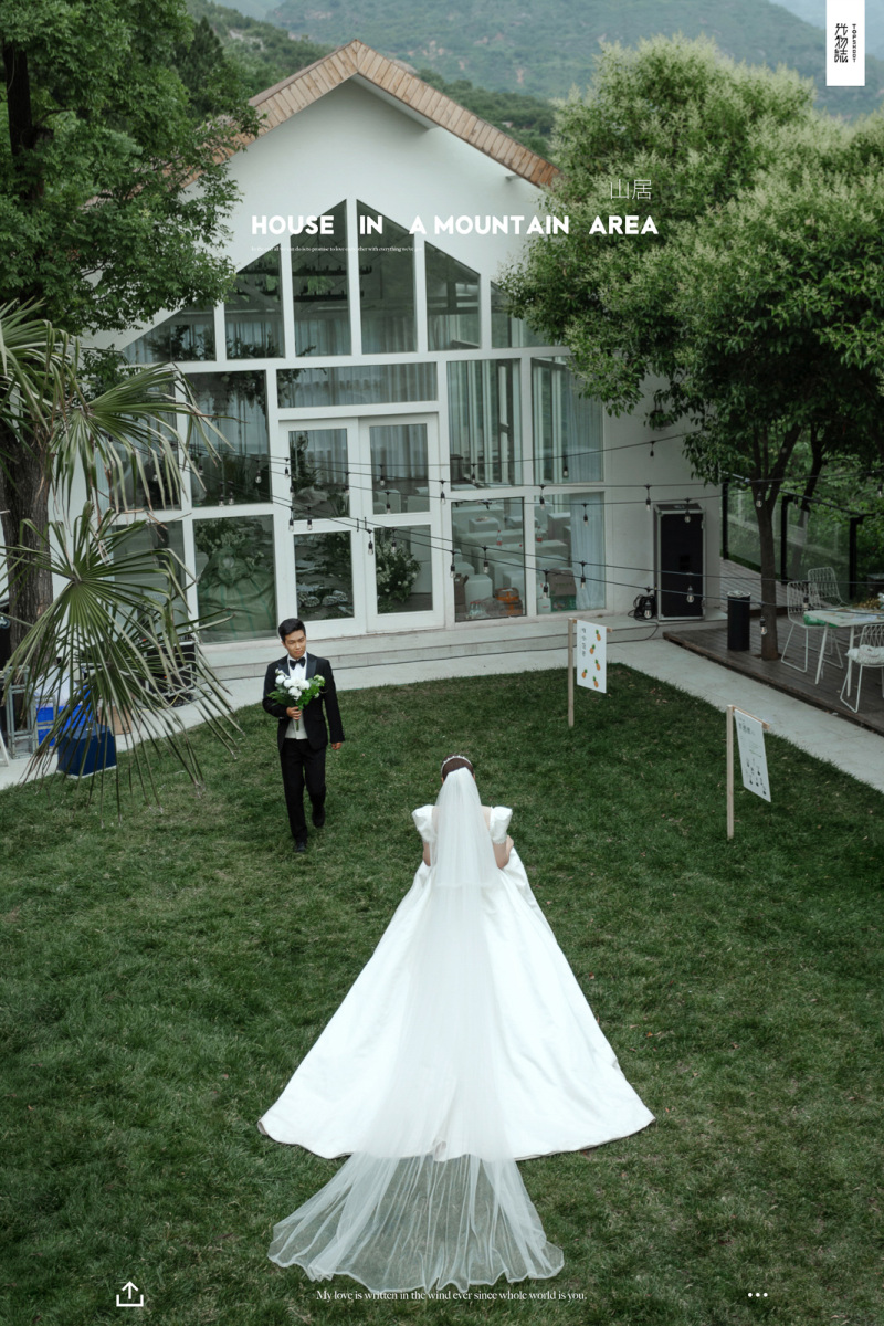 极致情绪！葛鹏先生佟明依女士高定仪式感婚纱照、极简棚拍、、、婚纱照