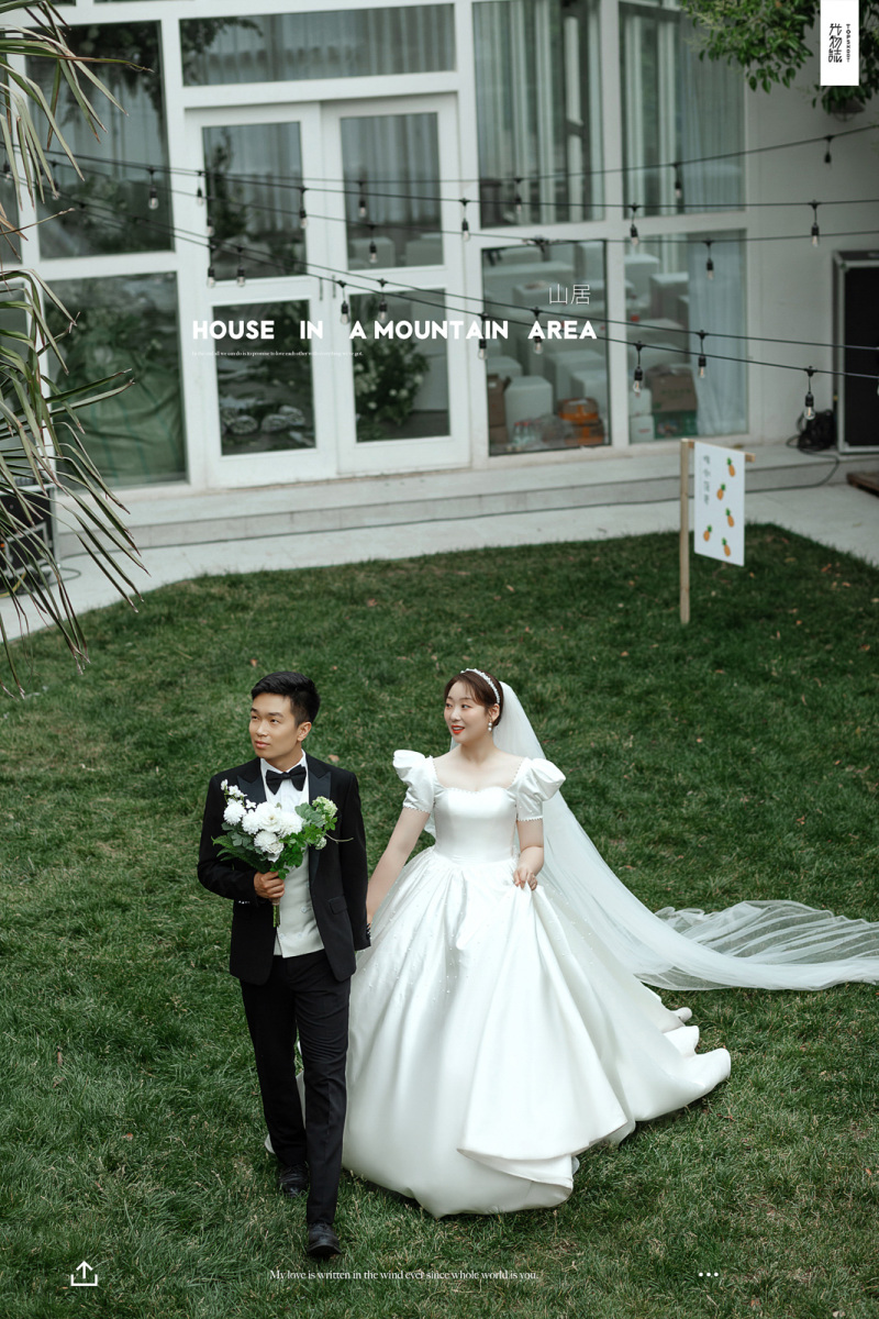 极致情绪！葛鹏先生佟明依女士高定仪式感婚纱照、极简棚拍、、、婚纱照