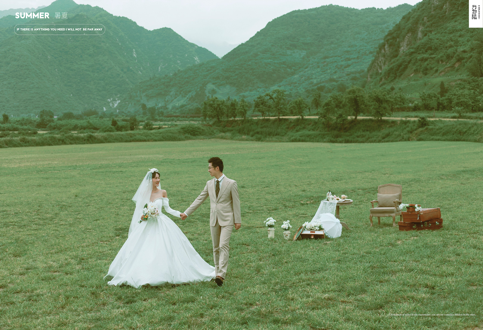 新鲜出炉:)温浩先生乔云女士复古文艺婚纱照、极简棚拍、、、婚纱照