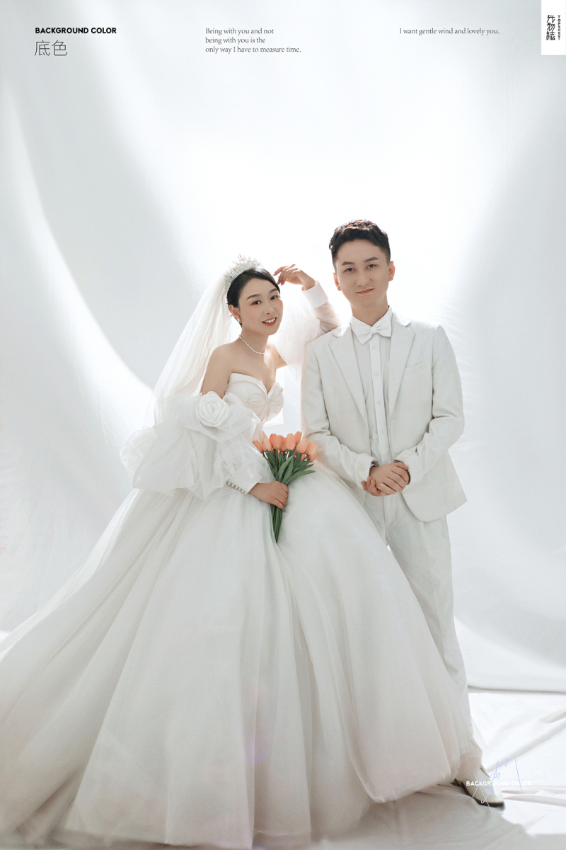 极致情绪！施刚先生徐聪女士高定仪式感婚纱照、极简棚拍、、、婚纱照