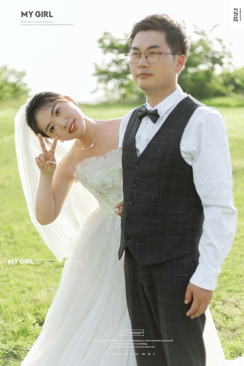 超级甜腻！吴万强先生张雪林女士森系ins风婚纱照、中式传承、、、婚纱照