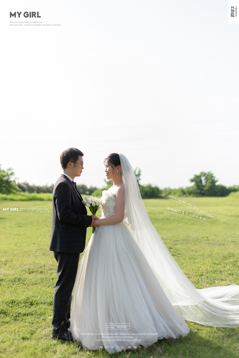 超级甜腻！吴万强先生张雪林女士森系ins风婚纱照、中式传承、、、婚纱照