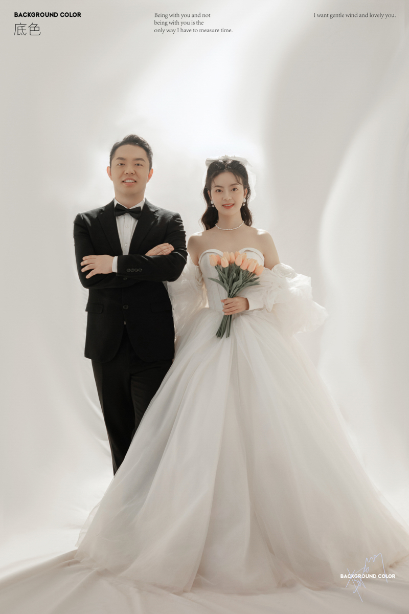 美到想哭1551陈冬森先生罗梦雨女士高定仪式感婚纱照、极简棚拍、、、婚纱照