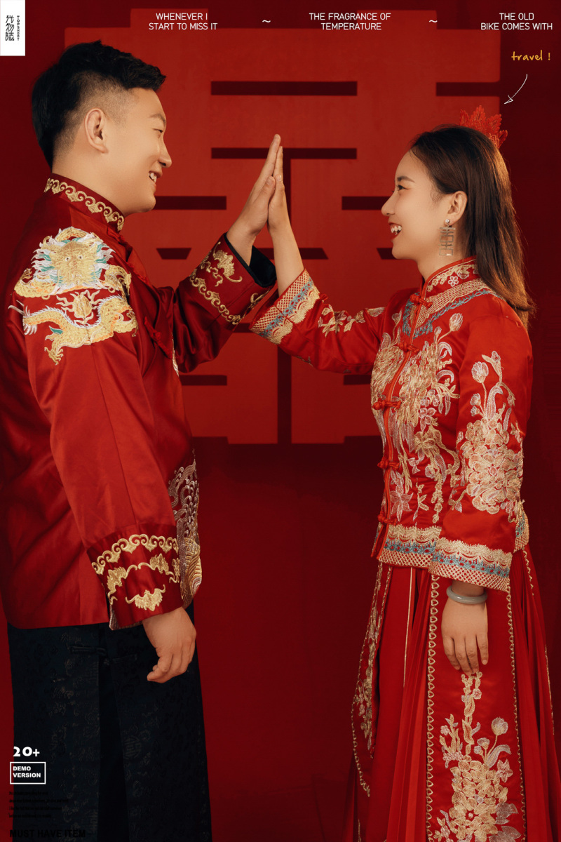 幸福感爆棚形振南先生郝璇女士幸福感婚纱照、极简棚拍、、、婚纱照