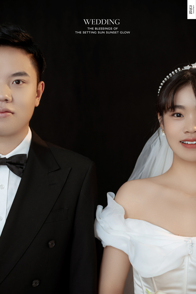 炒鸡甜~汪彦旭先生师宁女士高定仪式感婚纱照、极简棚拍、、、婚纱照