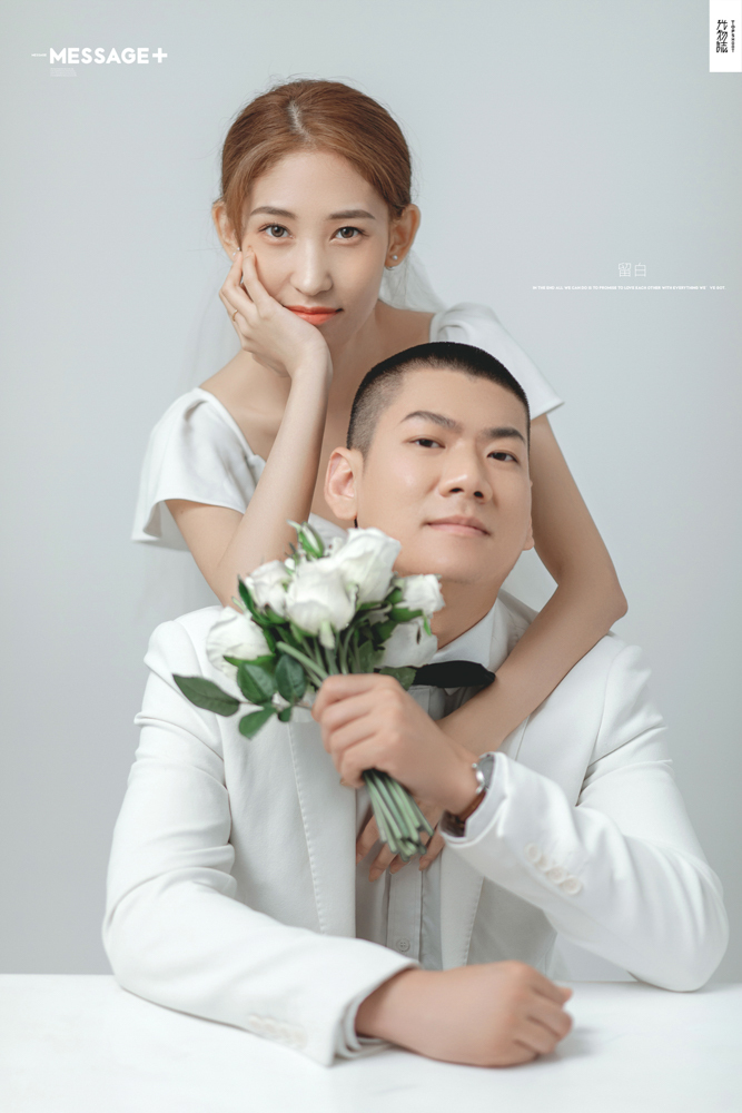 极致情绪！邵伟华先生汪怡雯女士高定仪式感婚纱照、极简棚拍、、、婚纱照