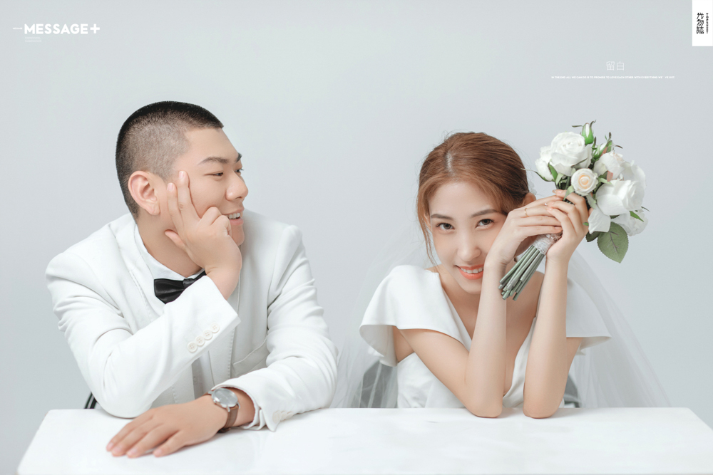 极致情绪！邵伟华先生汪怡雯女士高定仪式感婚纱照、极简棚拍、、、婚纱照