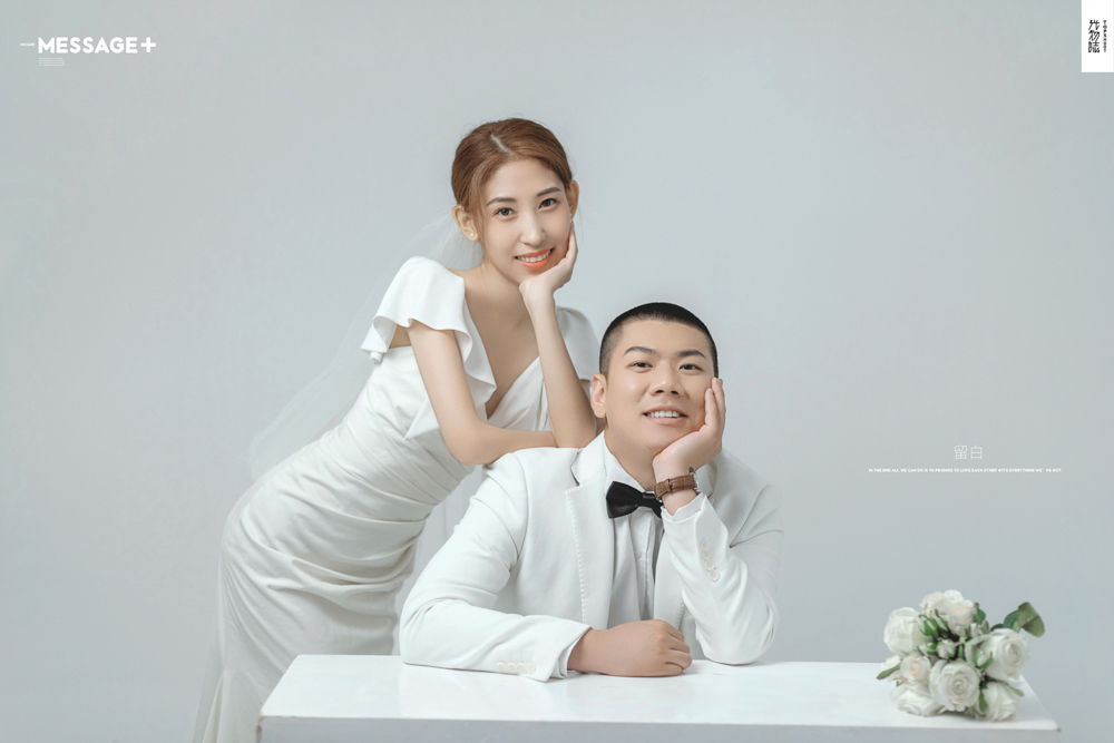 极致情绪！邵伟华先生汪怡雯女士高定仪式感婚纱照、极简棚拍、、、婚纱照