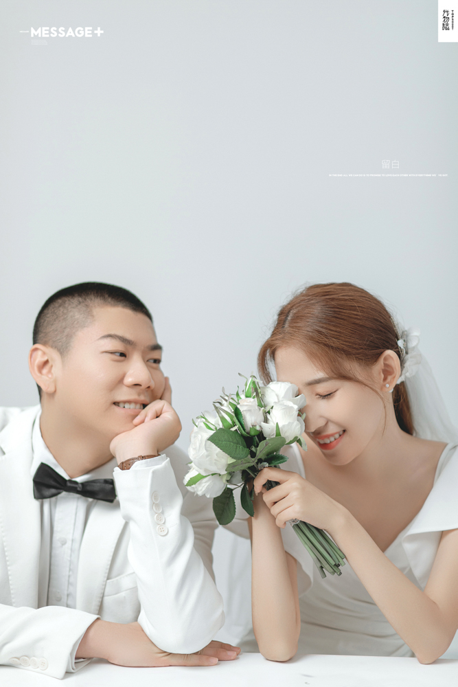 极致情绪！邵伟华先生汪怡雯女士高定仪式感婚纱照、极简棚拍、、、婚纱照