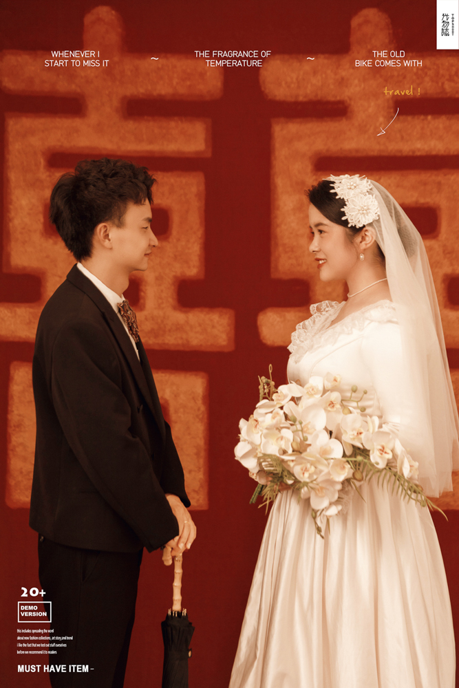 你的女孩(*^＠^*)杨欣先生陈颖女士复古民国风婚纱照、物誌生活、、、婚纱照