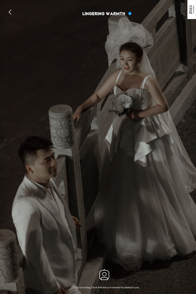 极致情绪！周靖先生党若男女士你的甜蜜婚纱照、极简棚拍  怀旧复古、、、婚纱照