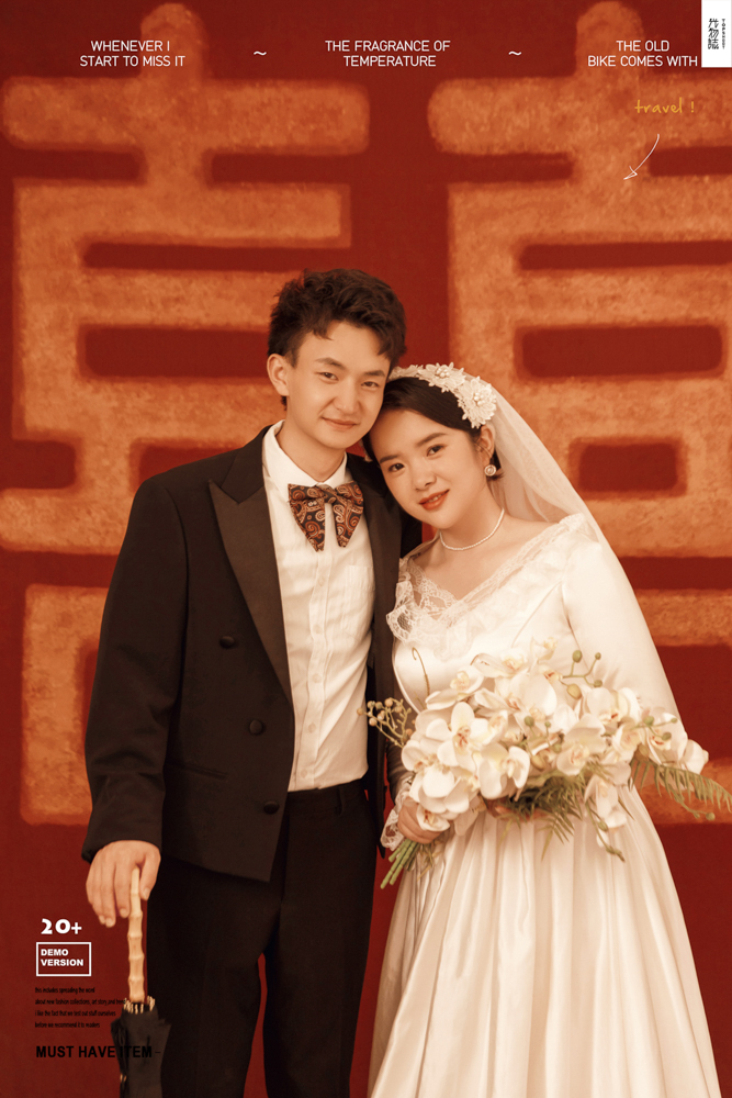 你的女孩(*^＠^*)杨欣先生陈颖女士复古民国风婚纱照、物誌生活、、、婚纱照