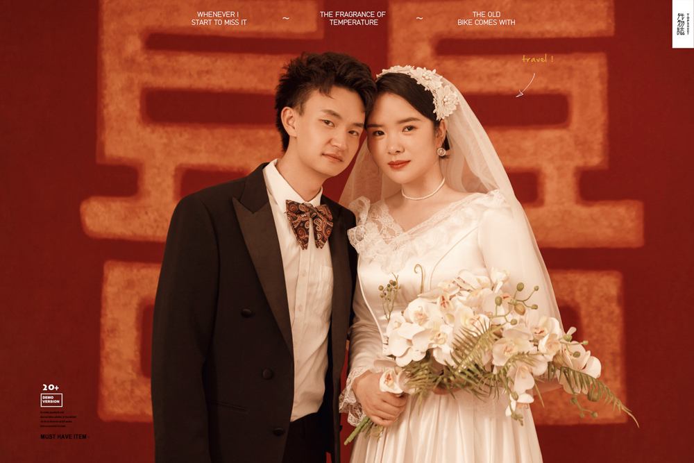 你的女孩(*^＠^*)杨欣先生陈颖女士复古民国风婚纱照、物誌生活、、、婚纱照