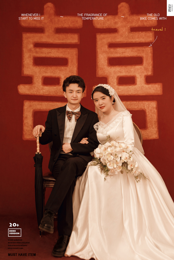 你的女孩(*^＠^*)杨欣先生陈颖女士复古民国风婚纱照、物誌生活、、、婚纱照