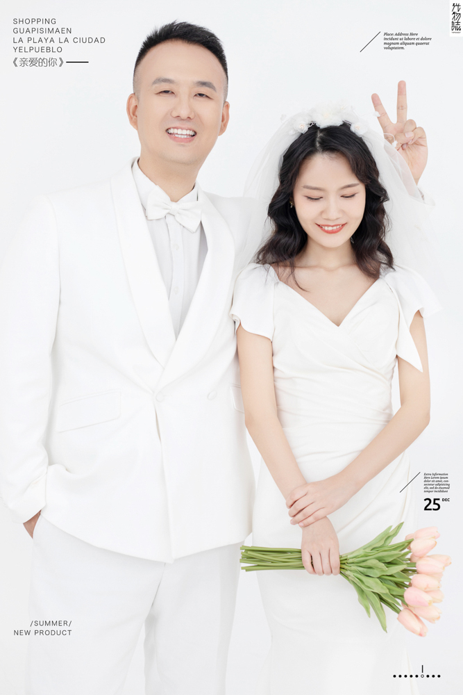 极致情绪！王雷先生李佳女士你的甜蜜婚纱照、极简棚拍、、、婚纱照