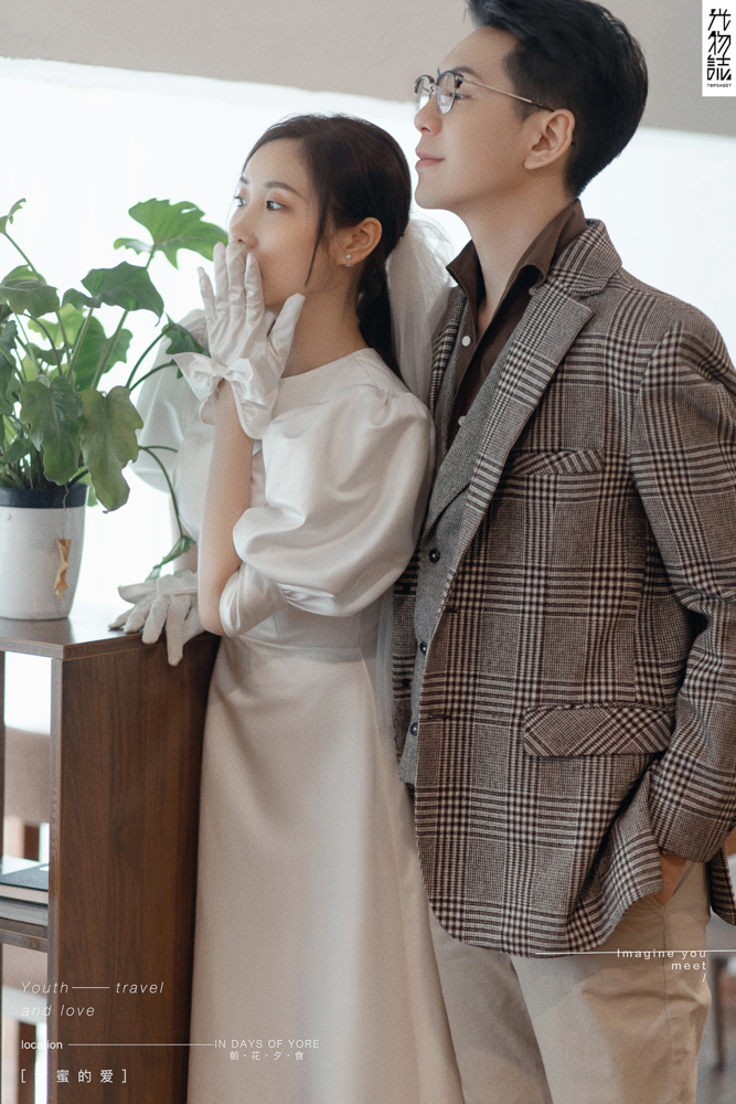 极致情绪！陈雨阳先生谢瑞彤女士甜蜜新鲜式婚纱照、氛围森系、、、婚纱照