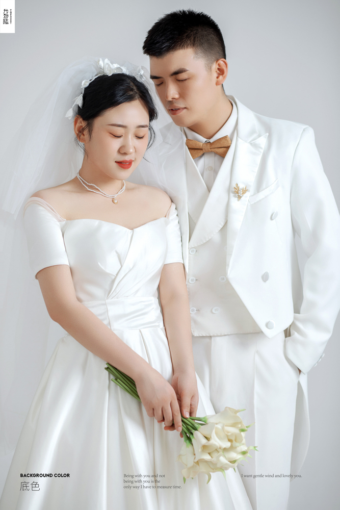 极致情绪！刘宇超先生王星女士你的甜蜜婚纱照、极简棚拍、、、婚纱照