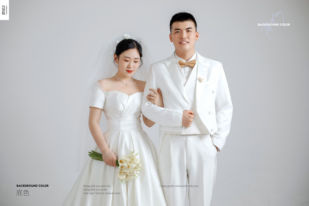 极致情绪！刘宇超先生王星女士你的甜蜜婚纱照、极简棚拍、、、婚纱照