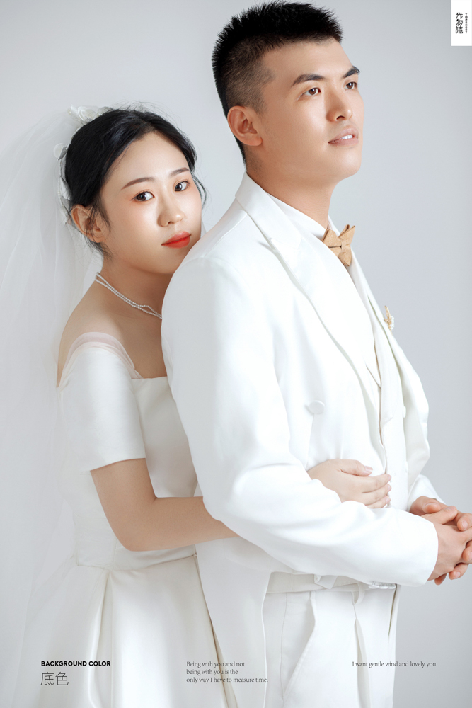 极致情绪！刘宇超先生王星女士你的甜蜜婚纱照、极简棚拍、、、婚纱照