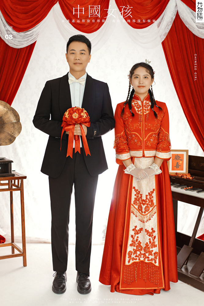 极致情绪！张东先生赫昕钰女士你的甜蜜婚纱照、极简棚拍、、、婚纱照